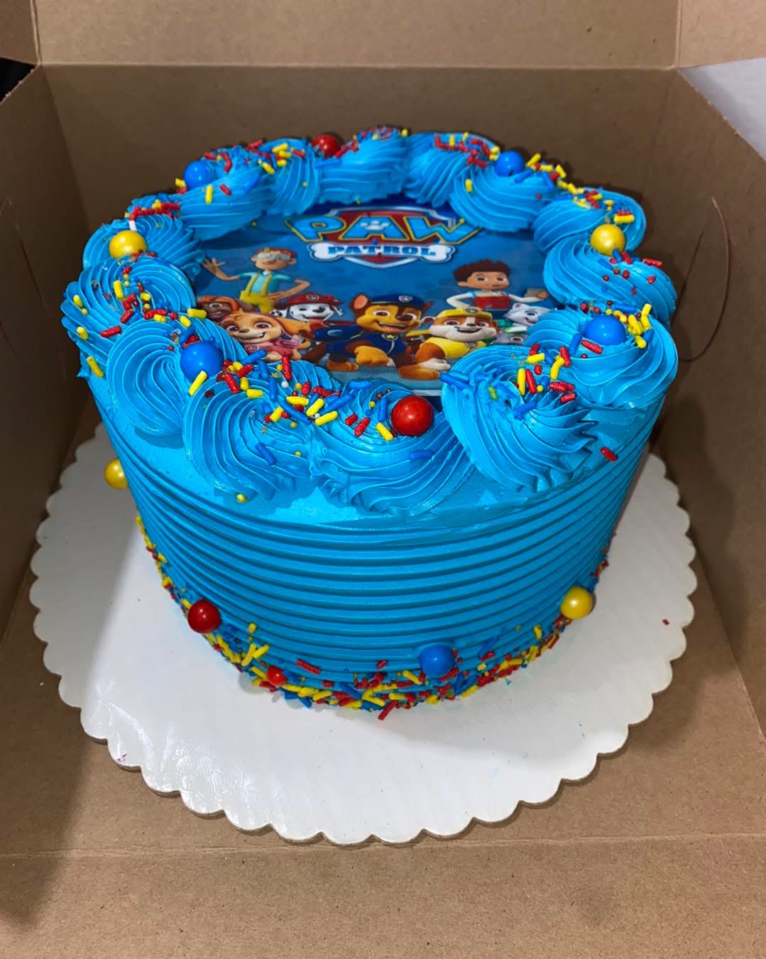Paw Patrol birthday cake